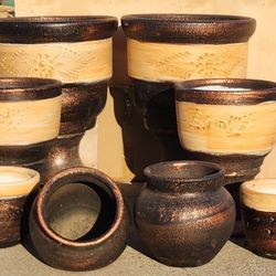 Pots Macetas 8 Pieces Set 