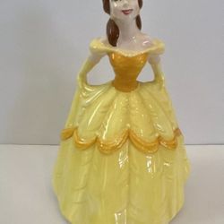 DISNEY Beauty and the Beast BELLE Porcelain Figurine 6.5" Made in Japan