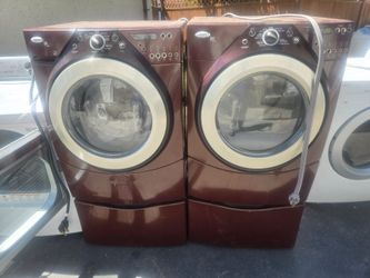 whirlpool washer and dryer set electric extra large capacity