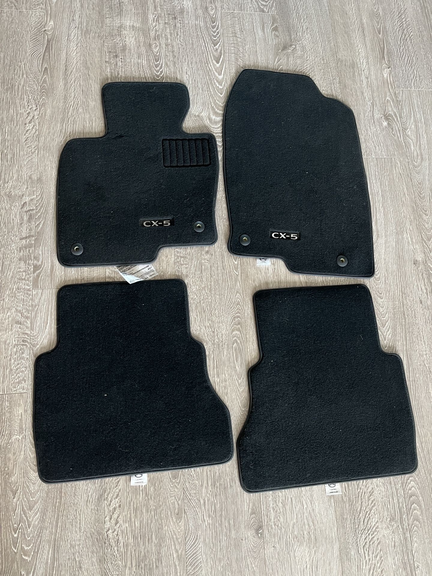 2017-2023 Mazda CX-5 OEM Genuine Black Carpet Floor Mats (set of 4) KBG6-68G40