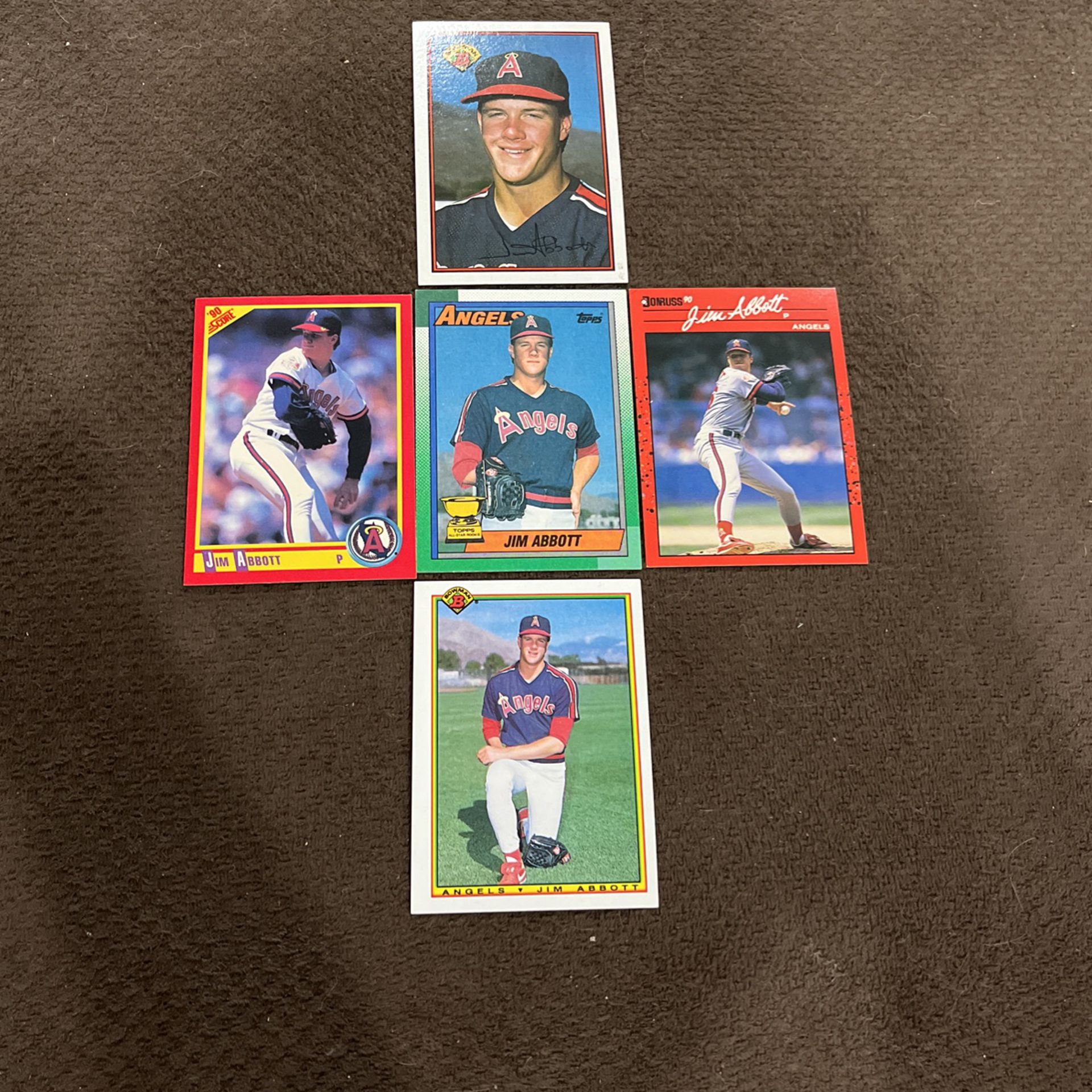 (5) Anaheim Angels Jim Abbott Rookie Cards for Sale in West Covina, CA -  OfferUp