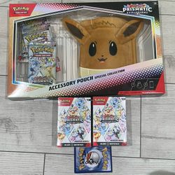 Prismatic Evolutions Booster Bundle & Accessory Pouch