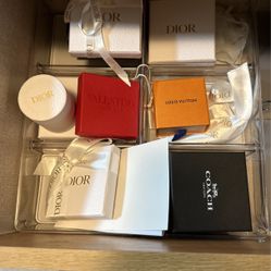 Dior Louis Vuitton Jewelry Boxes 