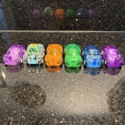 6 Transparent Pull-back Racer Cars