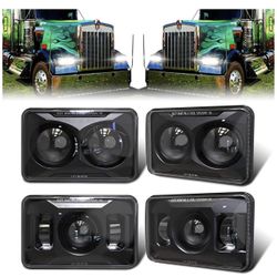 DOT Approved 60W 4x6 LED Headlights