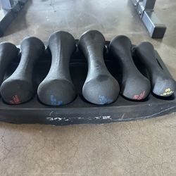 Gold Gym Dumbbell  Set , Hand Weights 3,5 & 8 