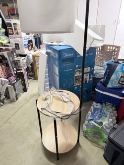 Room Essentials Floor Lamp with Table