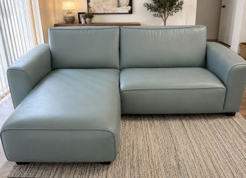 IKEA 2 piece couch light blue