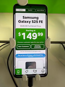 Samsung Galaxy S25 FE at Cricket