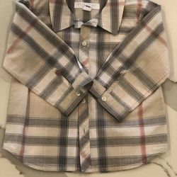 Burberry Boys Dress Shirt Size 18M