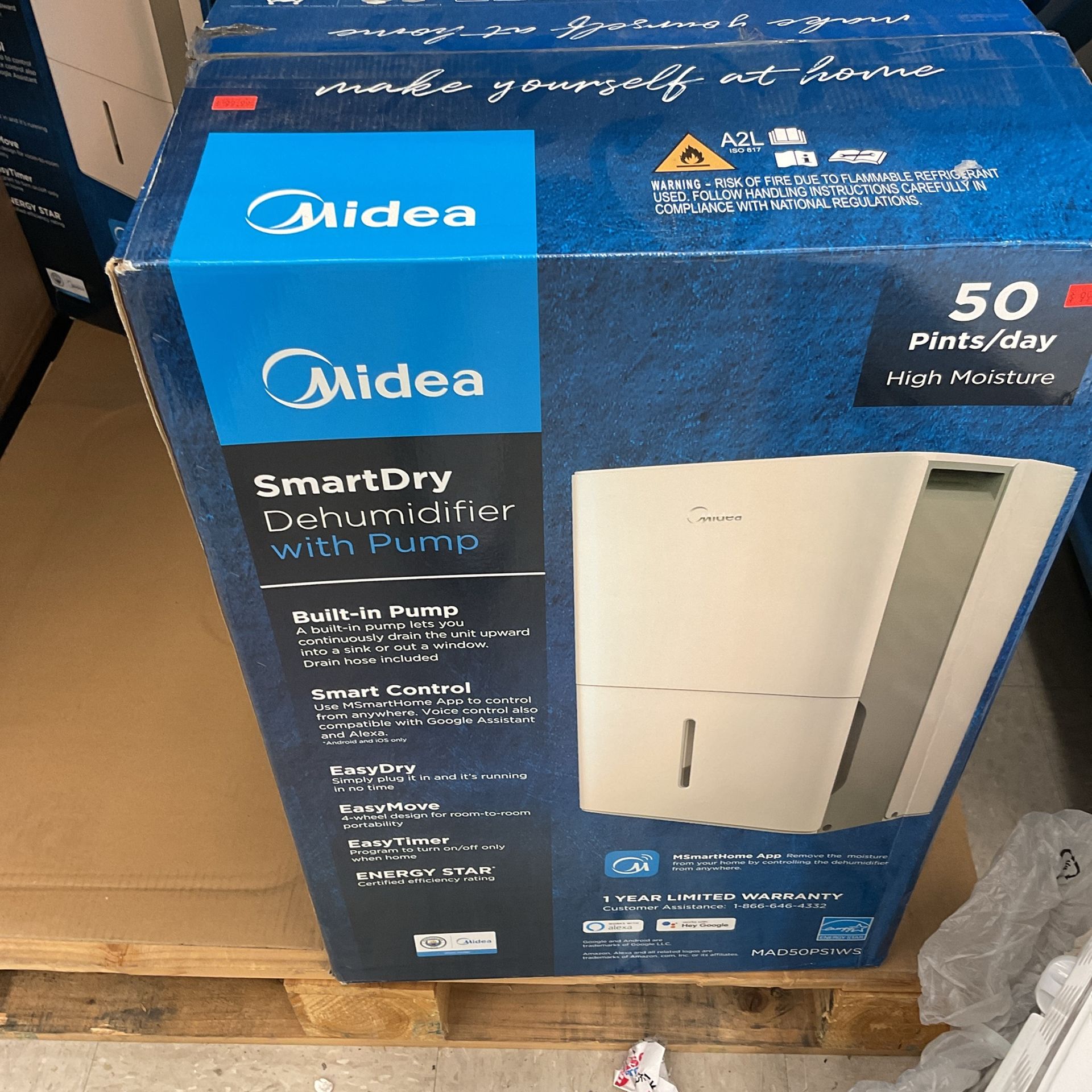 Midea Smart Dry Dehumidifier W/ Pump