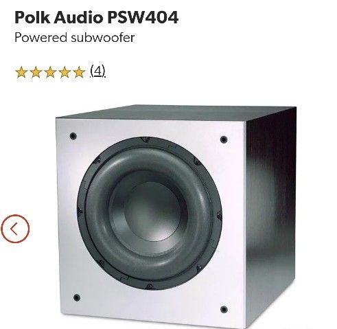 Polk Audio PSW404 Subwoofer 200 Watt 10 inch