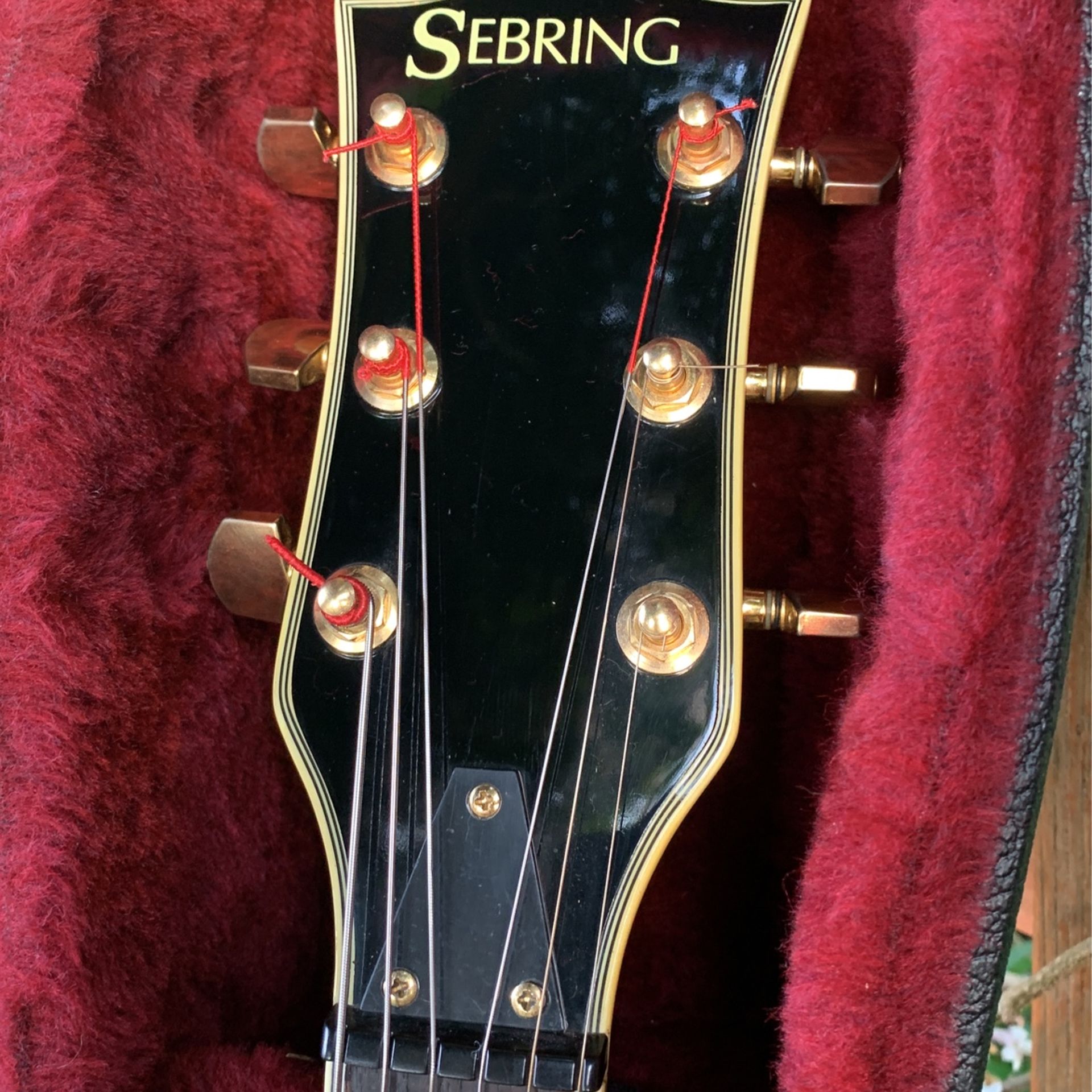 Vintage Electric Acoustic Jazz Guitar L5 Copy Sebring 1986 JS20 Ebony