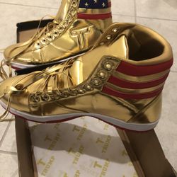 Trump Smokers High Top Gold 