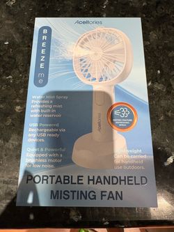 Portable Handheld Misting Fan