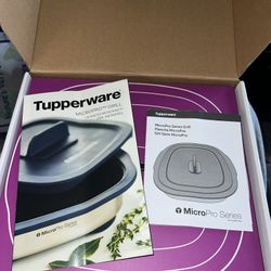 New Never Used. Box Open TUPPERWARE MICRO PRO GRILL