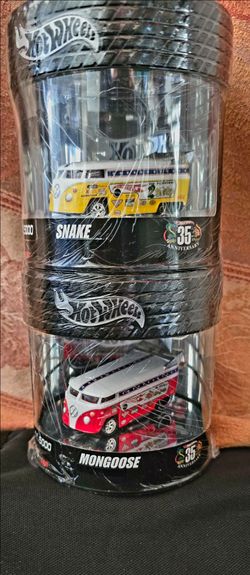 Hot Wheels Snake & Mongoose Drag Buses Custom Packaged