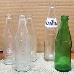 Vintage Soda Pop Bottles 