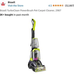 Bissel TurboClean PowerBrush pet carpet cleaner vacuum, new: /set