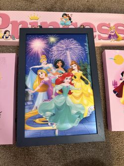 Disney princess Canvas Picture Frame