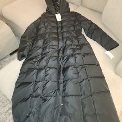 Cole Haan Signature Long Down Puffer Coat – Women’s Large – New w/ Tags