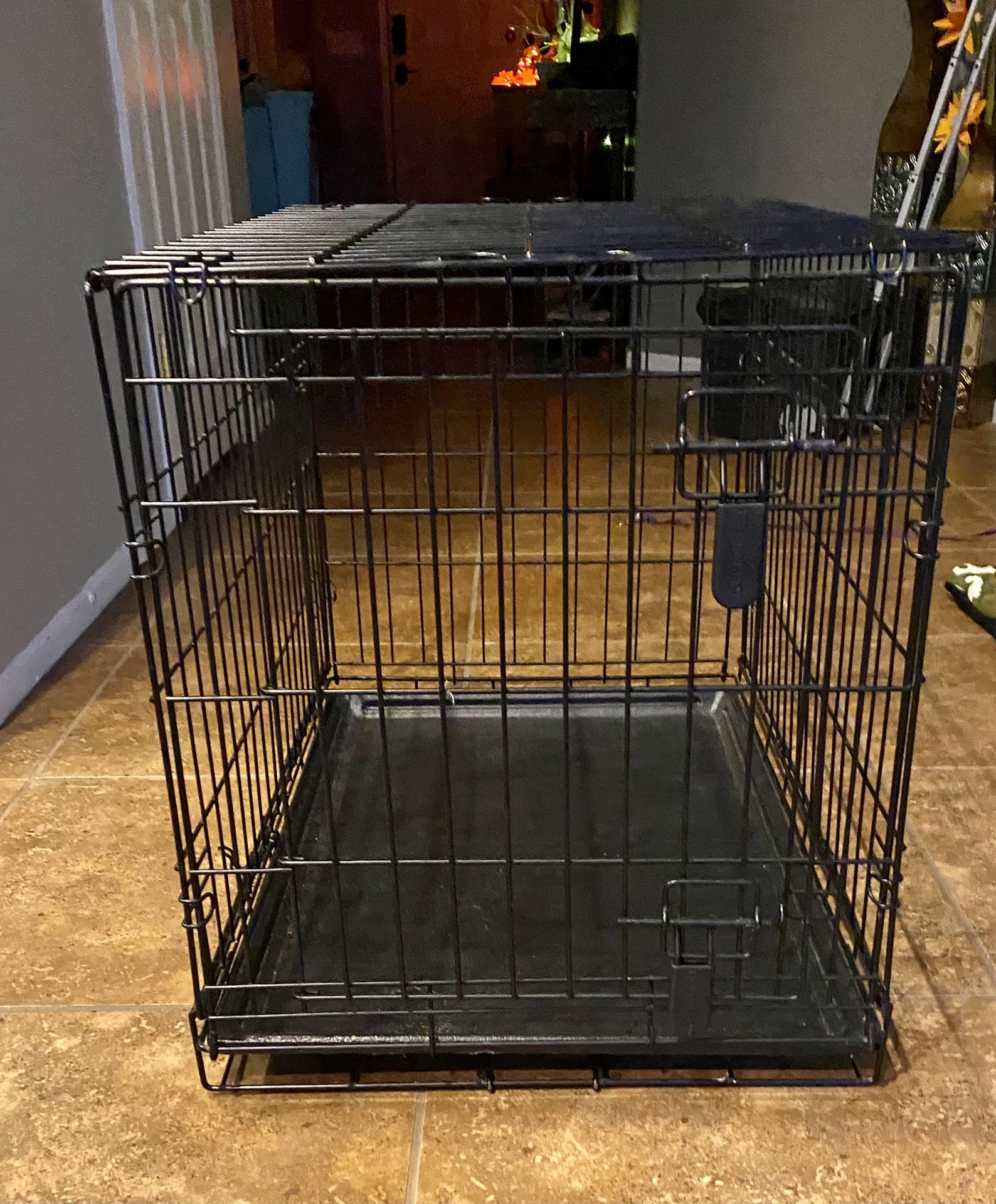 30 in dog crate with cover