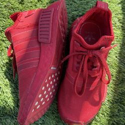 Adidas Red Shoes Size 11 Kids 