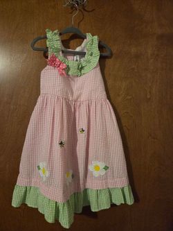 5t seersucker summer dress