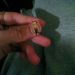 Cartier love ring 3 diamonds in 18k rose gold 