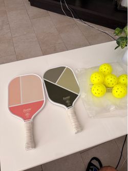 Pickleball Paddles and Balls