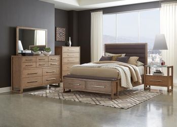 New 4pc queen size bedroom set tax included free delivery