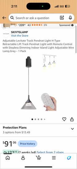 3x Adjustable Levitate Track Pendnat Light H-ype Retractable Lift Track Pendnat Light with Remote Control with Stepless Dimming Indoor Island Light Ad