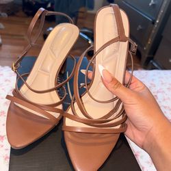 Brown heels