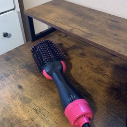 Hair dryer brush