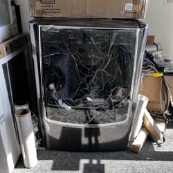 LG OPEN BOX 29” GAS BLACK STAINLESS STEEL DRYER