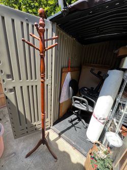 Vintage wood Rack for coats, hats, etc