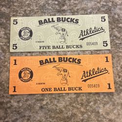 Oakland A’s Ball Bucks