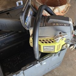 RYOBI chainsaw 18 in