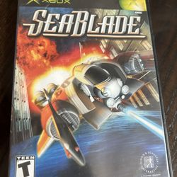 SeaBlade (Microsoft Xbox, 2002) Disc & manual