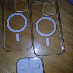 Apple Iphone Case + Ear Phone