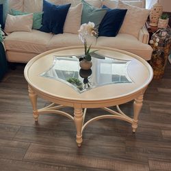 Beautiful Cream Colored Coffee Table
