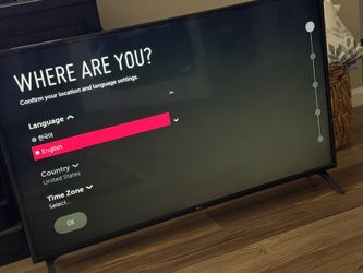 LG 55” Smart Tv