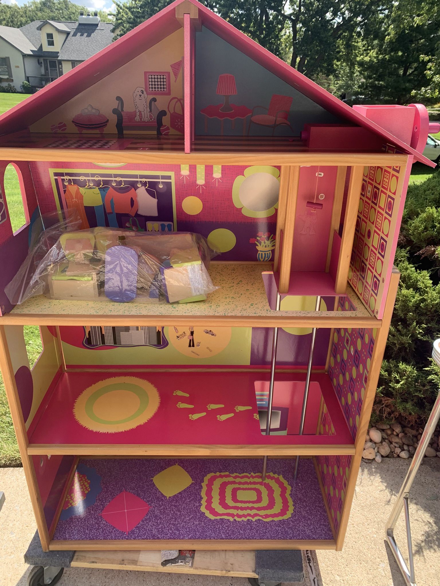 Large Wooden Doll House