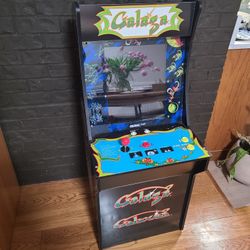 Arcade1Up Galaga & Galaxian Arcade Machine Cabinet with Riser Classic 2-in-1

