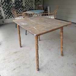 Wood Table Great For Hobbies