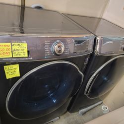Samsung Steam 30" XL jumbo capacity washer and dryer. excellent Conditions. 60 days Warranty.