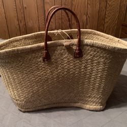 Straw Tote Made In Madagascar 