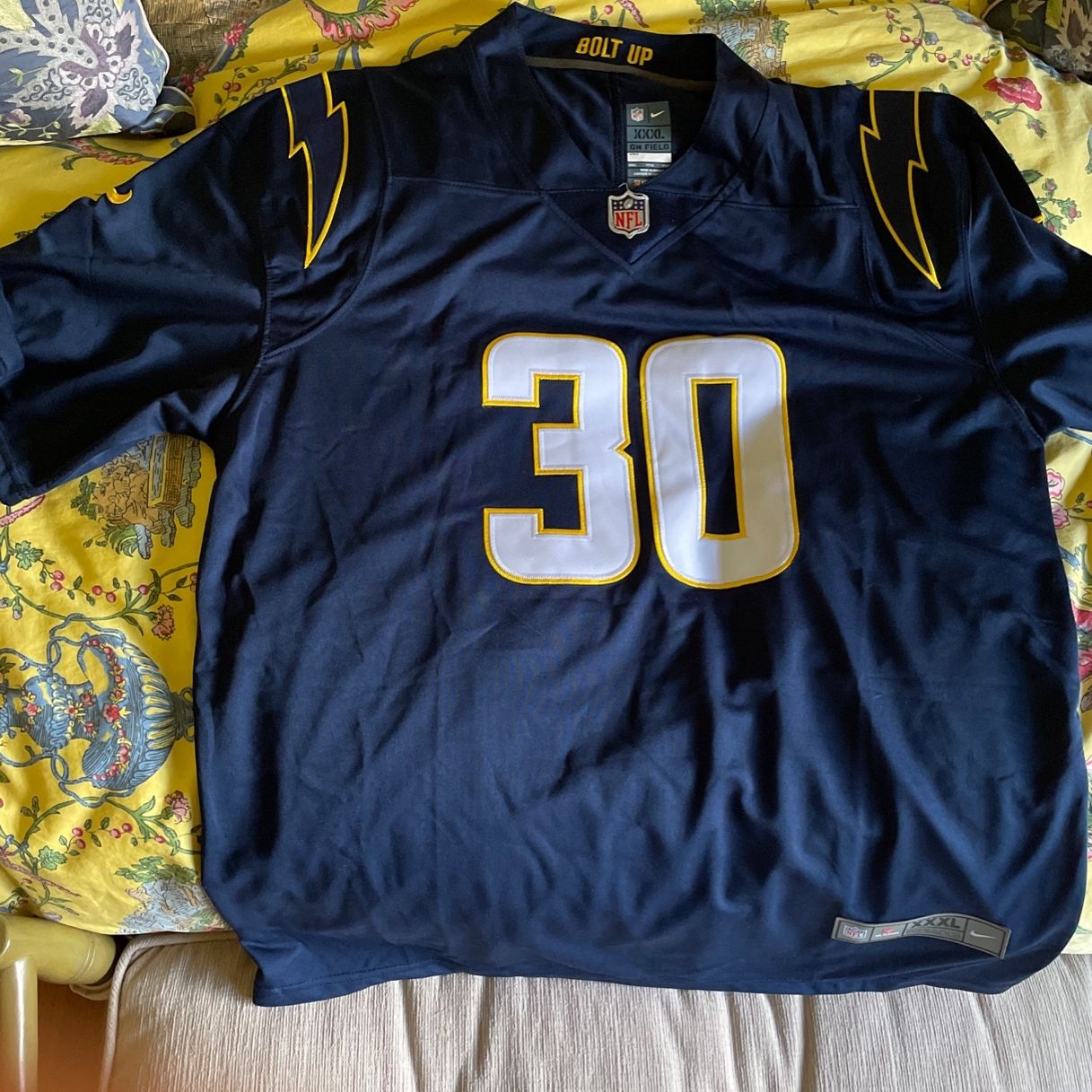 Ekeler Navy Chargers 2020 Football Jersey