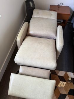 A Moving Sale: Used Leather Recliner ($350 OBO)