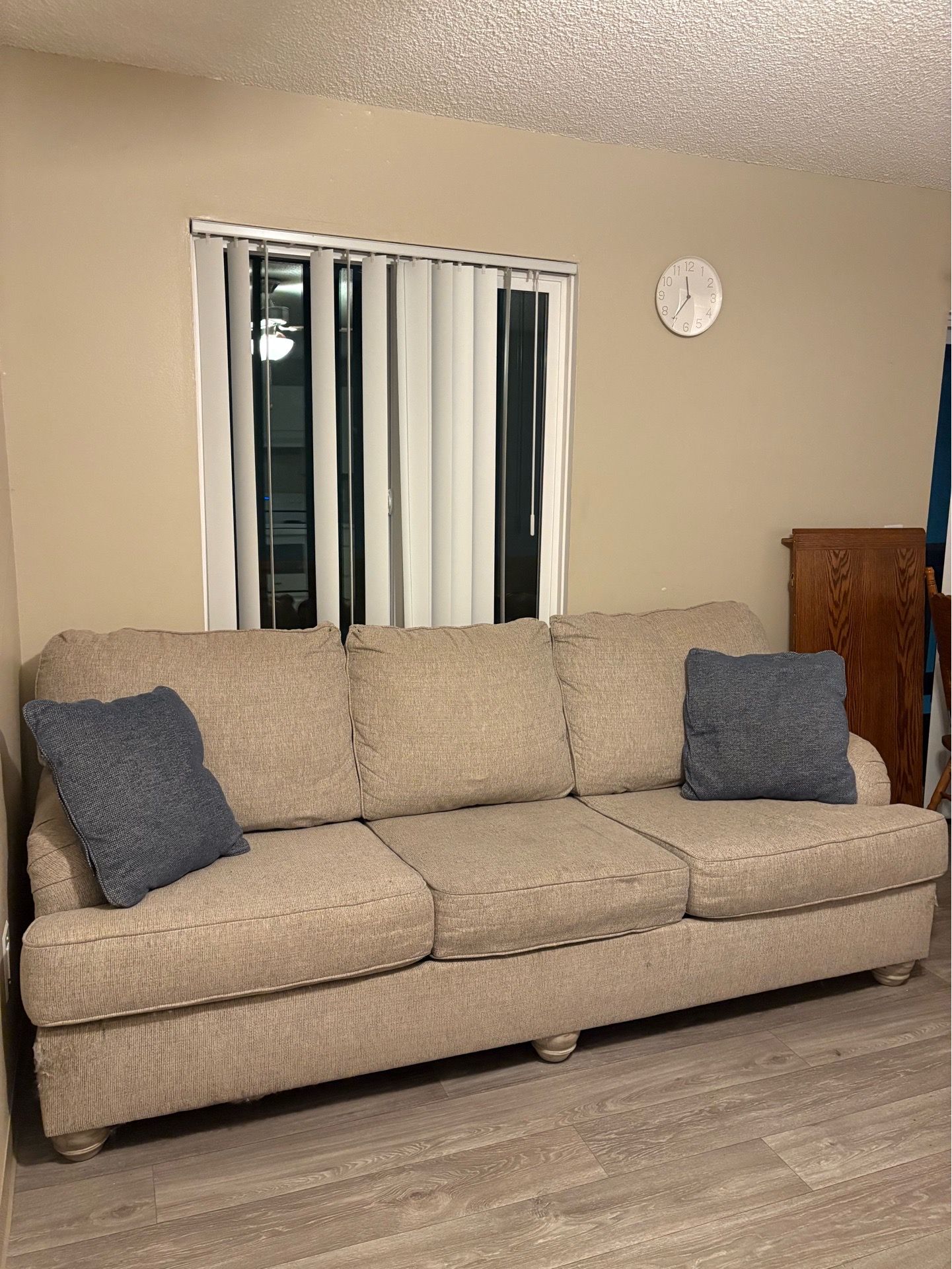 Tan Queen Sofa Sleeper Couch